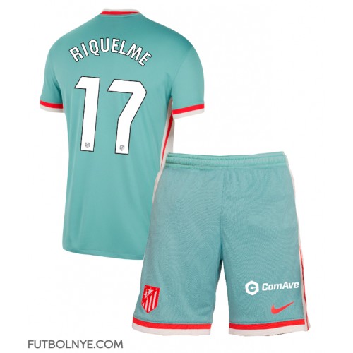 Camiseta Atletico Madrid Rodrigo Riquelme #17 Visitante Equipación para niños 2024-25 manga corta (+ pantalones cortos)